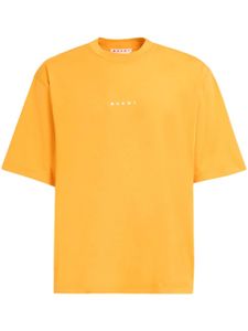 Marni t-shirt en coton à logo imprimé - Jaune