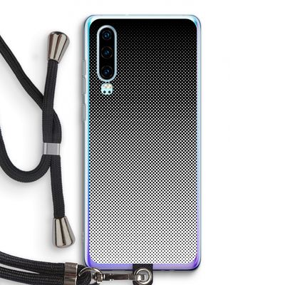 Musketon Halftone: Huawei P30 Transparant Hoesje met koord