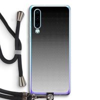 Musketon Halftone: Huawei P30 Transparant Hoesje met koord