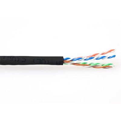 ACT EP389B CAT6 U/UTP PVC Patchkabel Soepel Zwart - 305 meter