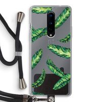Lange bladeren: OnePlus 8 Transparant Hoesje met koord