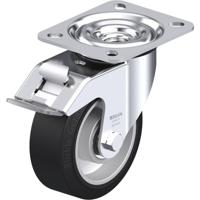 Blickle L-ALEV 100K-FI Zwenkwiel met rem Wieldiameter: 100 mm Draagvermogen (max.): 200 kg 1 stuk(s)