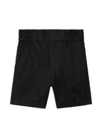 Burberry Kids short de bain à motif Equestrian Knight brodé - Noir