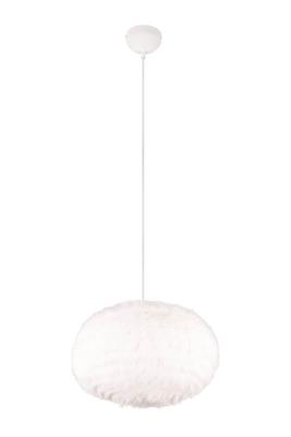 Trio Stoffen hanglampFurry crème Ø 50cm - R31581901
