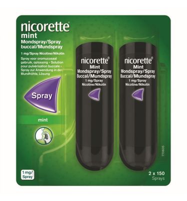 Mondspray mint 1mg duo verpakking