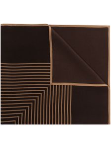 TOTEME foulard en soie Venizia - Marron