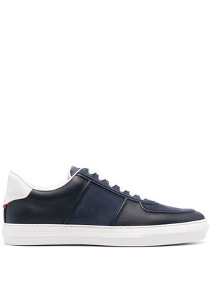 Moncler baskets à lacets - Bleu