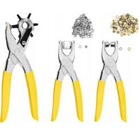 Lederbewerking Gereedschapsset - Revolvertang, Rivettang & Drukknoop Tang