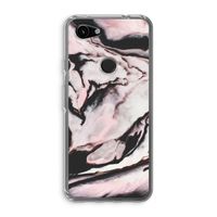 Roze stroom: Google Pixel 3a Transparant Hoesje