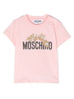 Moschino Kids t-shirt à imprimé Teddy Bear - Rose - thumbnail