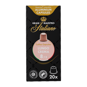 Gran Maestro Italiano Lungo Crema - 20 koffiecups