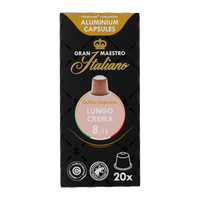 Gran Maestro Italiano Lungo Crema - 20 koffiecups