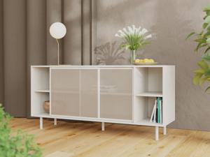 Dressoir Veep Greige Metaal 160cm - Giga Living