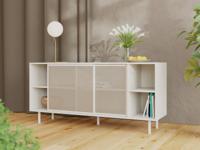 Dressoir Veep Greige Metaal 160cm - Giga Living - thumbnail