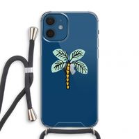 Palmboom: iPhone 12 mini Transparant Hoesje met koord