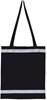 Korntex KX105 Warnsac® Reflective Shopping Bag With Long Handles - Black - approx. 38 x 42 cm