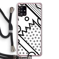Pop Art #4: Samsung Galaxy A51 5G Transparant Hoesje met koord