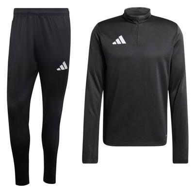 adidas Entrada 26 Trainingspak 1/4-Zip Zwart Wit