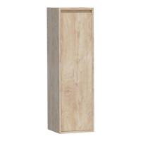 Brauer Adore - Hoge Kast - 120 cm - 1 Deur - Greeploos - Rechtsdraaiend - Forest Wheat