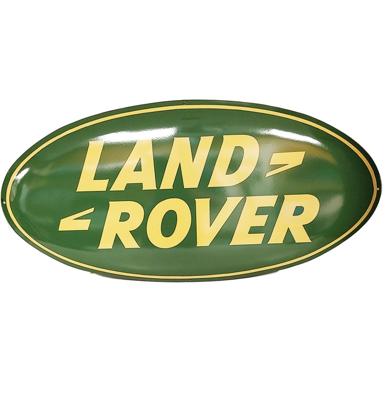 Land Rover Logo Emaille Bord - 100 x 50cm