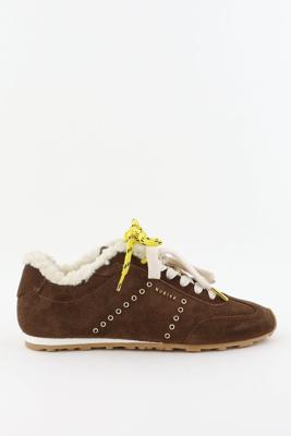 Nubikk sneakers Billy Lou Fur 21088901 dk brown suede