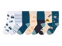 lupilu 7 Paar kinder sokken (wit/blauw/beige/navy, 23-26)