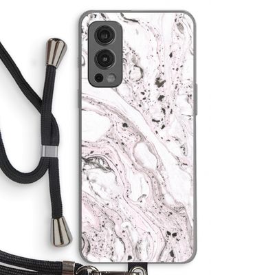 Mengelmoes: OnePlus Nord 2 5G Transparant Hoesje met koord