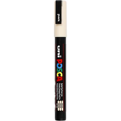 Uni-Posca Posca marker, afm pc-3m, lijndikte 0,9-1,3 mm, fijn, beige, 1 stuk