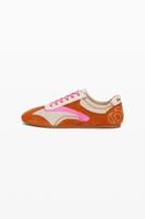 Tweekleurige sneaker - ORANGE - 40