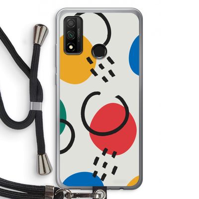 Illustratieve pop 3: Huawei P Smart (2020) Transparant Hoesje met koord