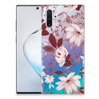 Smartphone hoesje Samsung Galaxy Note 10 Plus Watercolor Flowers