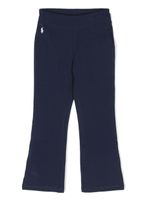 POLO RALPH LAUREN KIDS pantalon de jogging à coupe évasée - Bleu