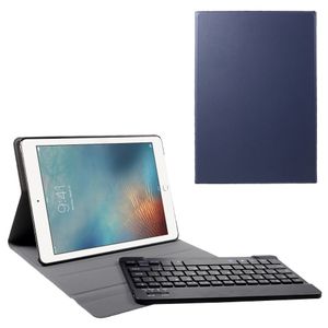 Lunso - afneembare Keyboard hoes - iPad 9.7 (2017/2018) / Pro 9.7 / Air / Air 2 - Blauw