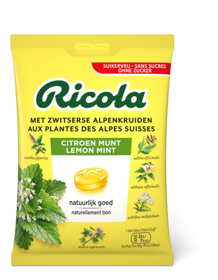Ricola Citroen Munt Suikervrij