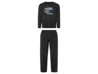 Heren pyjama (L, Zwart)