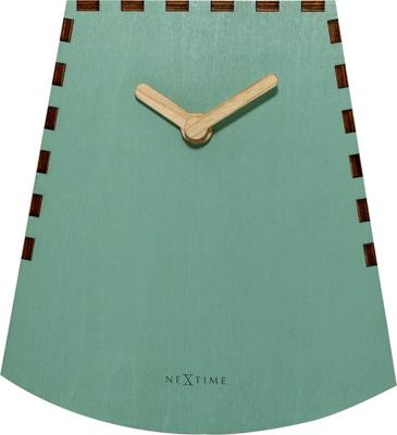 NeXtime NE-5207TQ Tafelklok Rocky 19.5x18x8.8 Cm Hout Turquoise