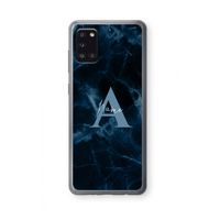 Midnight Marble: Samsung Galaxy A31 Transparant Hoesje