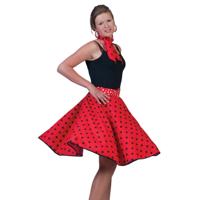 Rode fifties rok