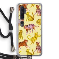 Cute Tigers and Leopards: Xiaomi Mi Note 10 Pro Transparant Hoesje met koord