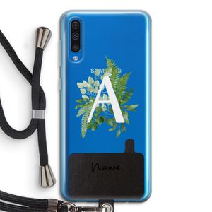 Green Brush: Samsung Galaxy A50 Transparant Hoesje met koord
