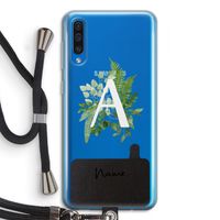 Green Brush: Samsung Galaxy A50 Transparant Hoesje met koord