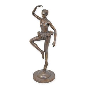 BRONZEN BEELD VAN EEN BALLERINA