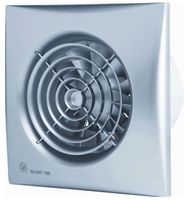 S&P Silent 100 CZ badkamerventilator zilver