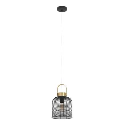 Eglo DraadlampRoundham Ø 22cm - zwart met goud - 43963