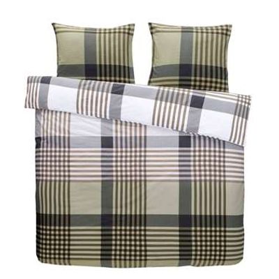 Dekbedovertrek James - groen - 240x200/220 cm