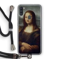 Mona Lisa: Samsung Galaxy A11 Transparant Hoesje met koord Mona Lisa: Samsung Galaxy A11 Transparant Hoesje met koord