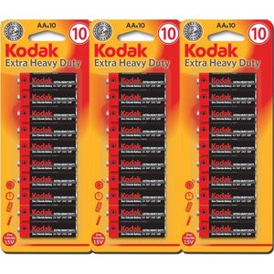 Kodak AAA Batterijen Extra Heavy Duty Goede kwaliteit Batterijen - Mini Penlite - 30 Stuks
