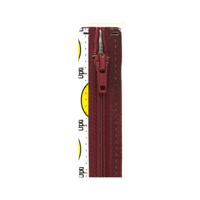 Opti 4802 S60 spiraalrits 6mm deelbaar 60 cm met fulda ritsentrekker Bordeaux Rood - thumbnail