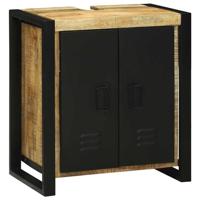 Wastafelkast met plank Bruin 55 x 35 x 60 cm Massief Mango Hout