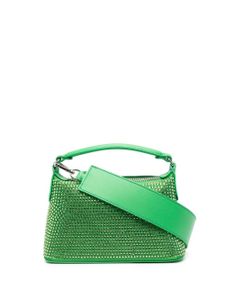 LIU JO petit sac à main à ornements strassés - Vert